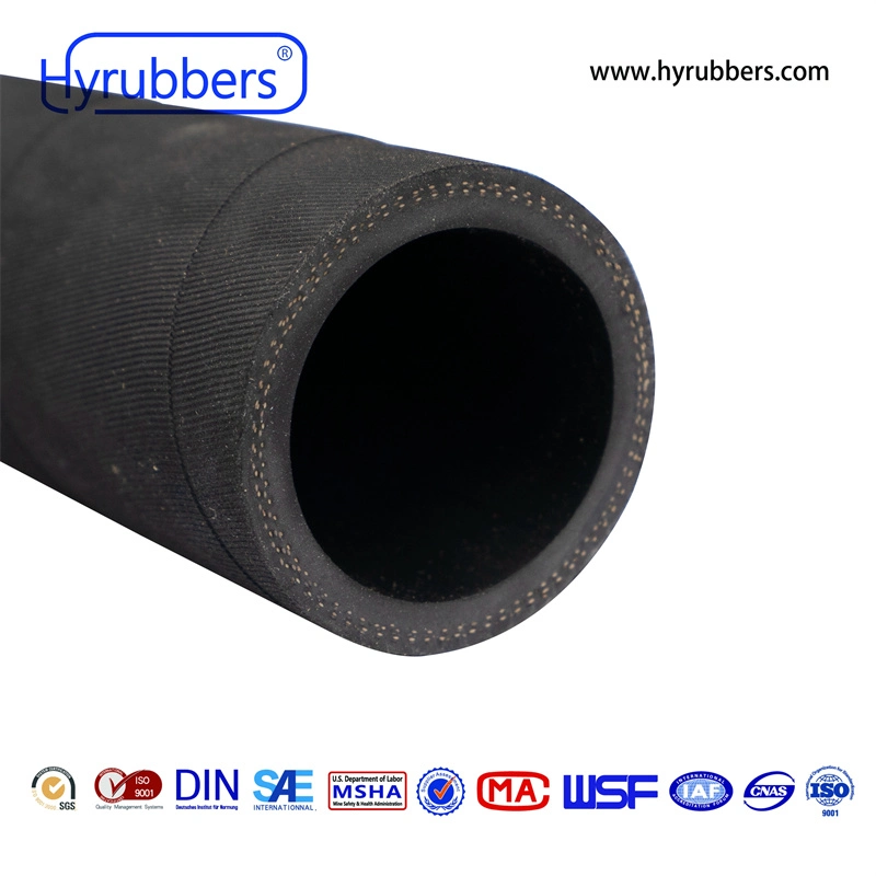 Flexible Braided Fabric Rubber Abrasion Resistant Air Water Hose