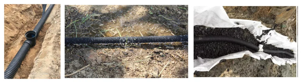 Flexible Permeable Pipe Garden Greening Underground Drainage Permeable Hose