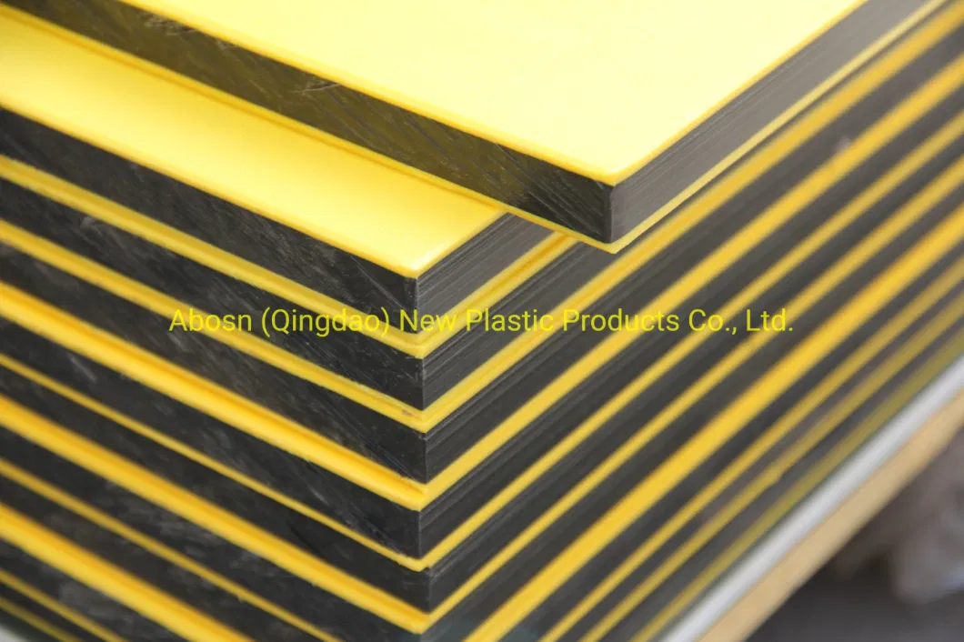 Textured Dual Color Sandwich PE Sheet, LDPE Sheet, HDPE Sheet