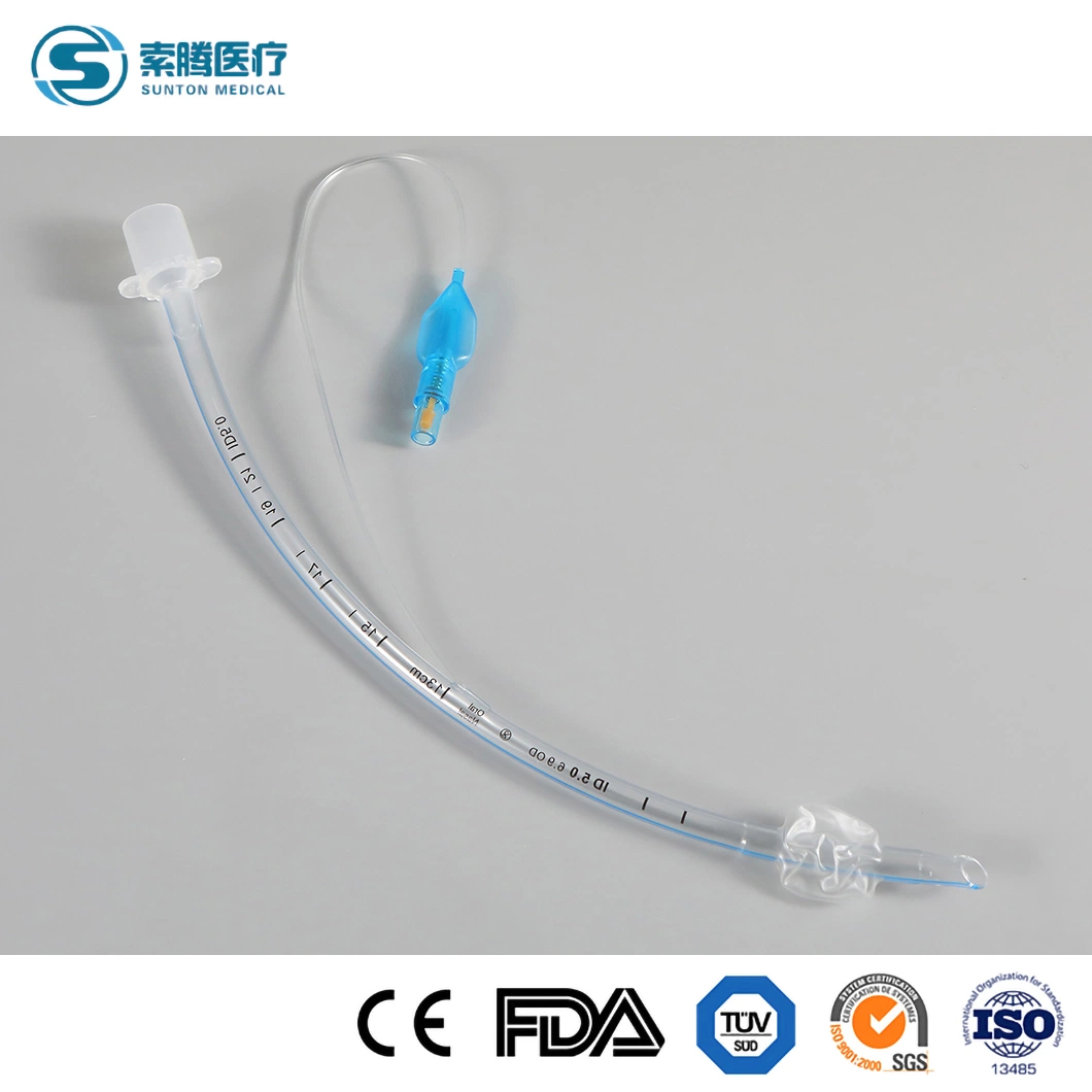 Sunton China Endotracheal Tube Manufacturer EOS Type S/M/L/XL Size Laser Safe Endotracheal Tubes Endotracheal Tube Armored Microlaryngeal Endotracheal Tube