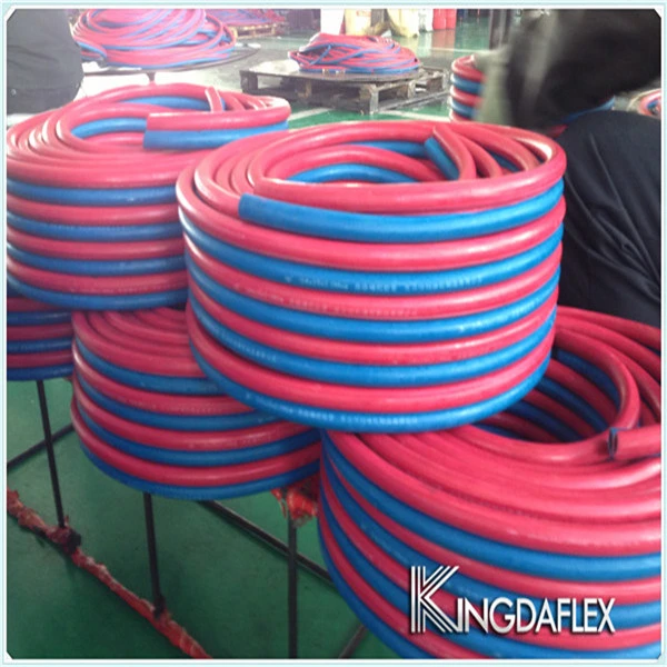 Synthetic Rubber Compound Material Twin Line Welding Rubber Hose/ Tube