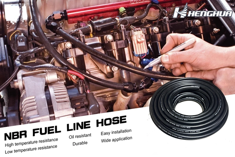 Tailored NBR Diesel Hose: Flexible Braided OEM Rubber Fuel Line, Resistant, Petrol, and Oil - Suitable for Fuel Pump Applications