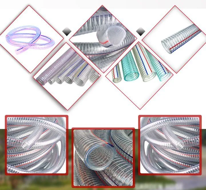 Hi-Strength Steel Wire Reinforced PVC Hose with High Flexibility