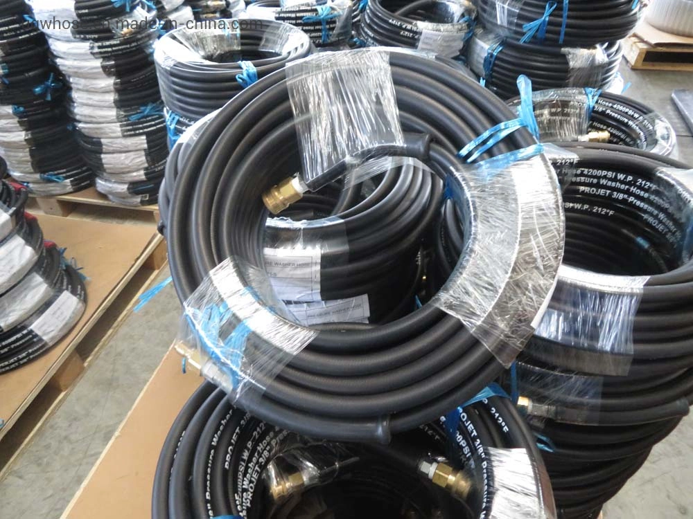 100 FT Hose Jet Wash Hose 3000psi Water Pump High Pressure Cleaning Hose for Industrial