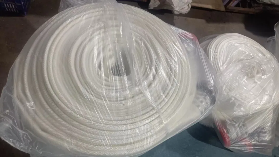 2.5 Inch Fire Hoses White Flexible PVC Double-Jacket Fire Hose