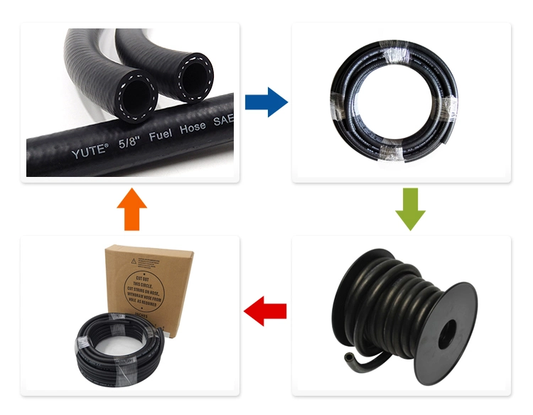 Yute SAE J30 R9 High Temperature FKM Fuel Oil Hose