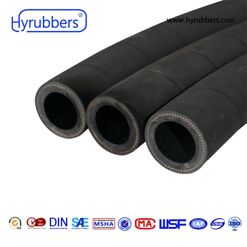 Flexible Braided Fabric Rubber Abrasion Resistant Air Water Hose