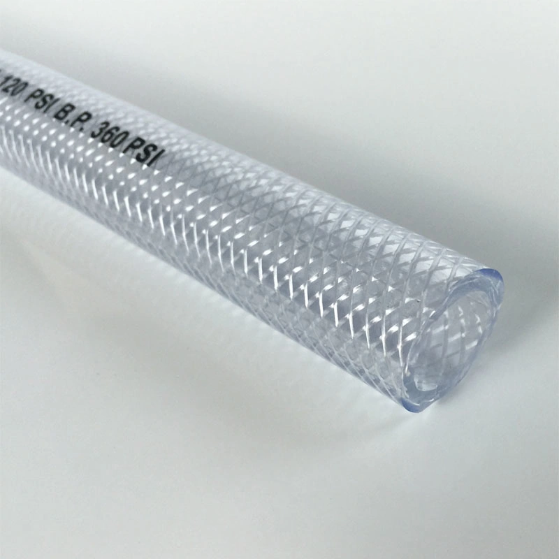 No Toxic Grade Flexible PVC Fiber Reinforced Braided Water Hose Pipe