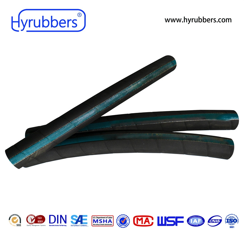 Flexible Braided Fabric Rubber Abrasion Resistant Air Water Hose