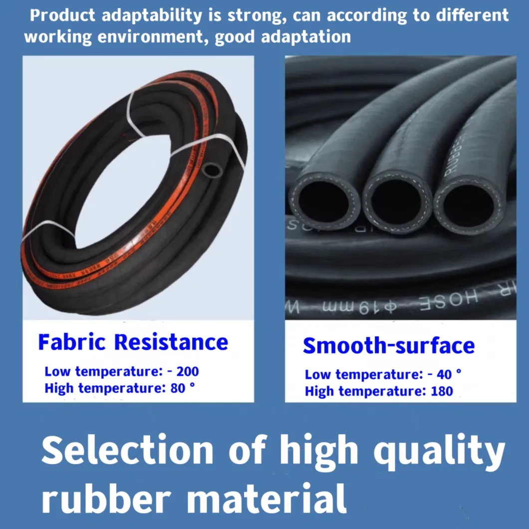 Black Oil and Wear-Resistant Rubber Pipe