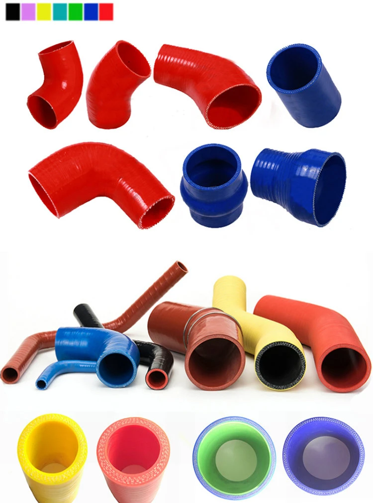 Heat Resistant Silicone Rubber Hose of 90 Degree Elbow Rubber Hose