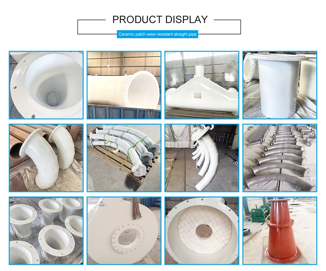 Factory Direst Sale Alumina Ceramic Wear-Resistant Tube with Flanged