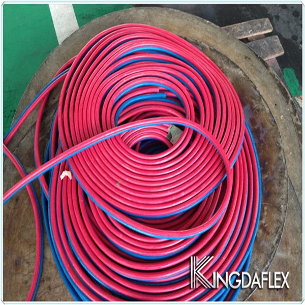 Synthetic Rubber Compound Material Twin Line Welding Rubber Hose/ Tube