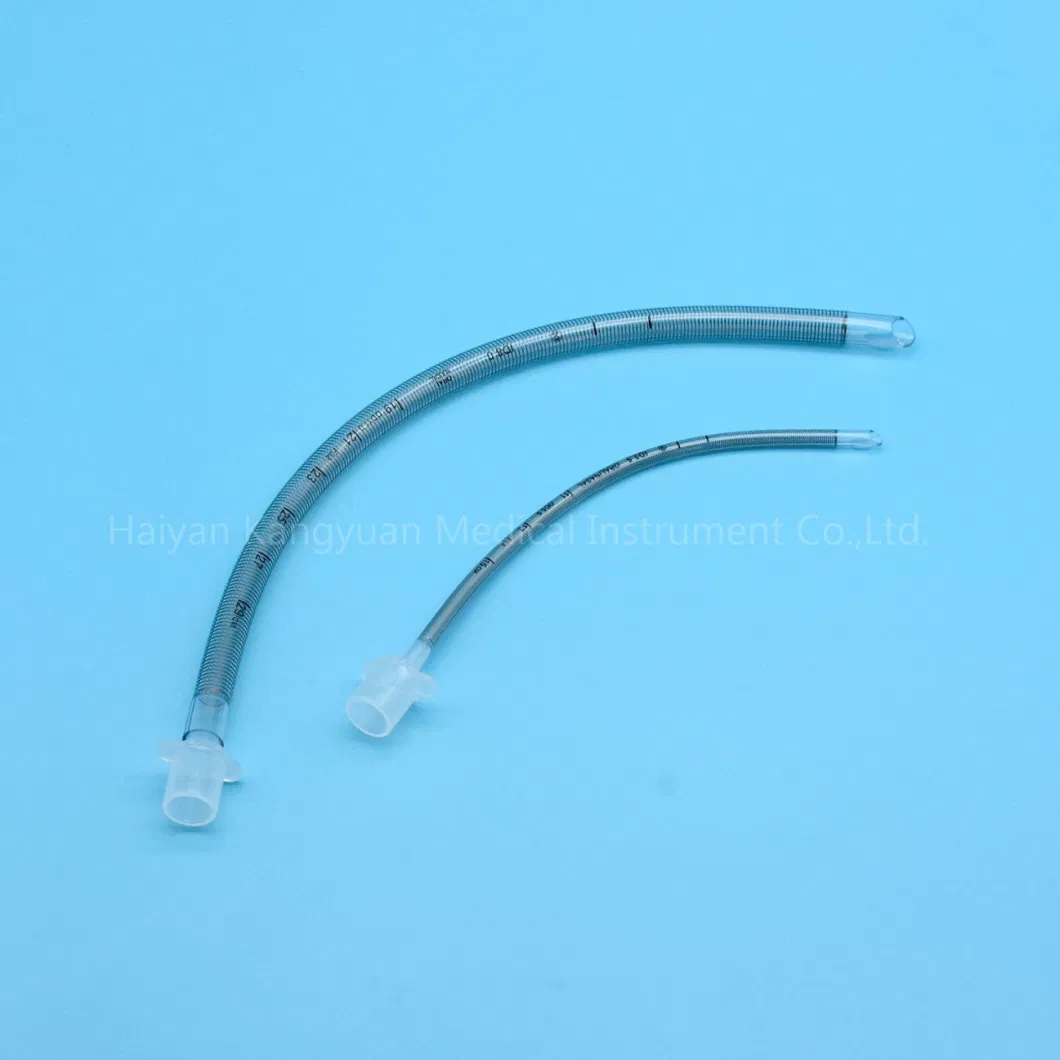 Reinforced Armored Endotracheal Tube Murphy Eye Airway Tube Medical Material Supply Disposable Oxygen Tube Tracheal Tube Whole Sale China