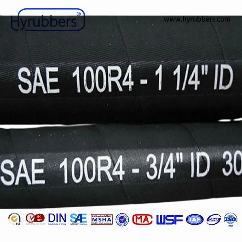 Hydraulic Suction Hose SAE 100 R4 Rubber Flexible Hose