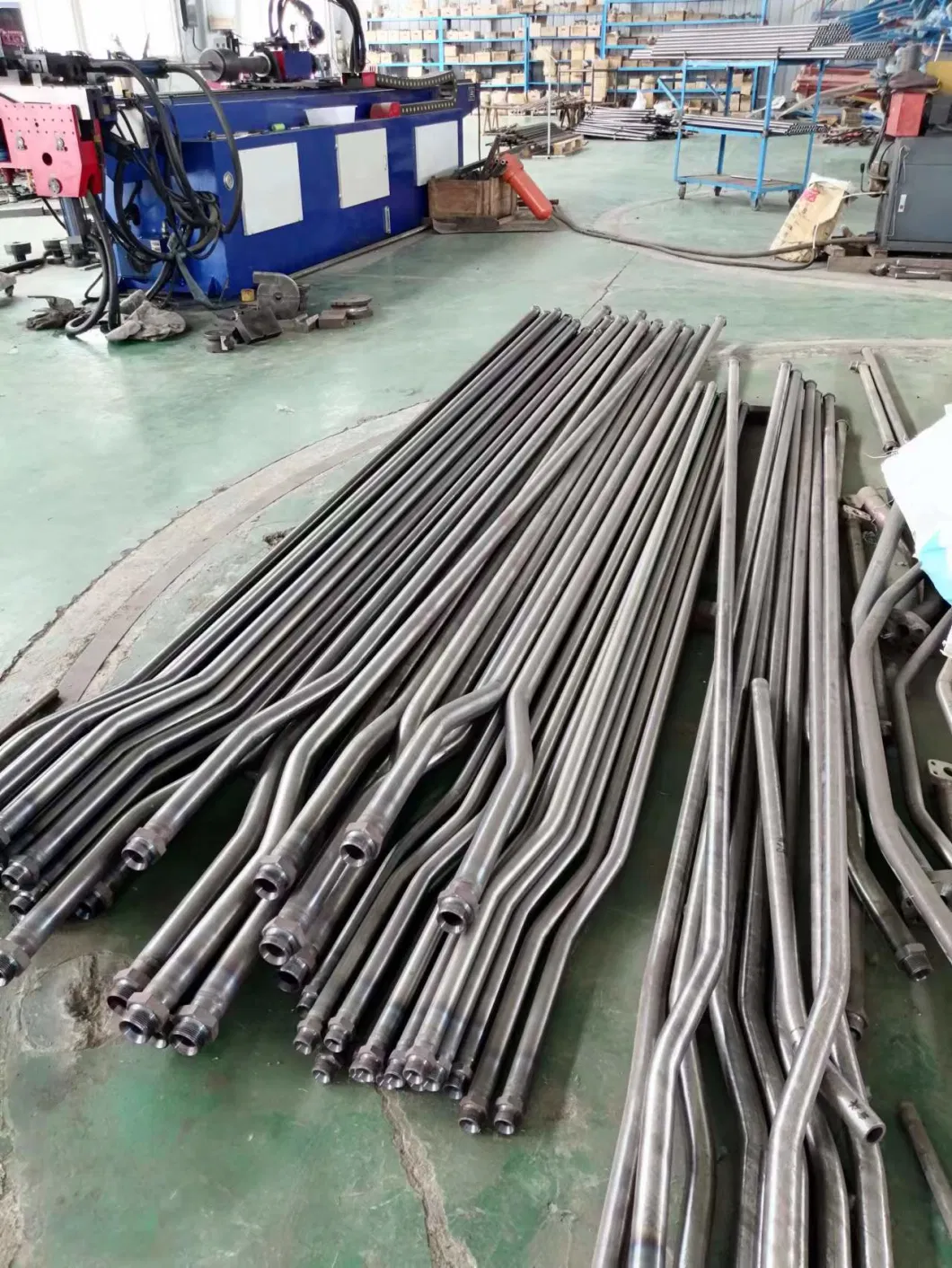 Excavator Aux Piping Hydraulic Breaker Hammer Oil Pipeline Steel Hose Pipe Line Manufacturer