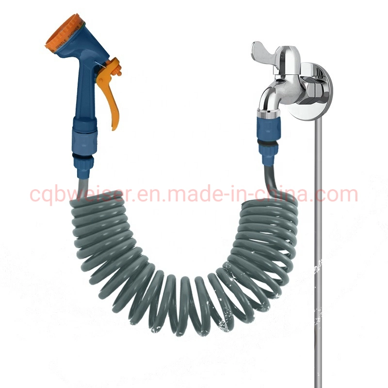 Factory Wholesale Spray Gun EVA Recoil Hose Reinforced Water Hose