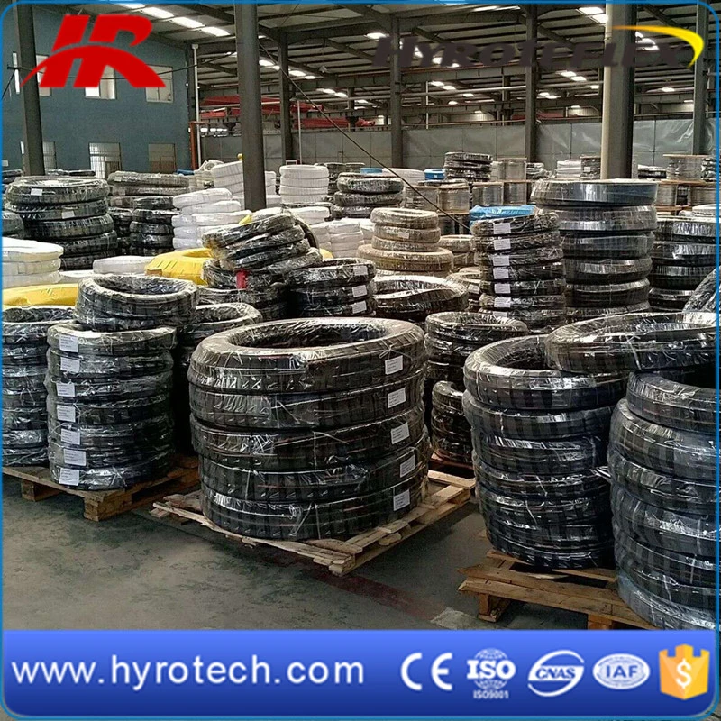 Braided High Pressure Oil Field Hydraulic Hose SAE 100r17