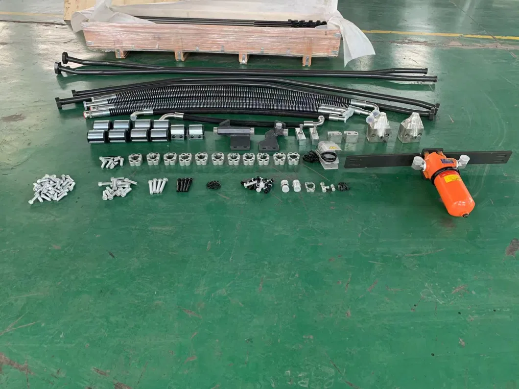 Excavator Attach Breaker Pipes Hammer Installation Kit Boom Arm Hydraulic Oil Hose Piping Pipe Line