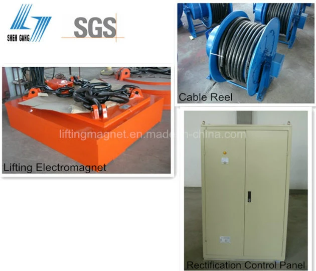 Rectangle Shape Steel Plate Lifting Magnet Equipment