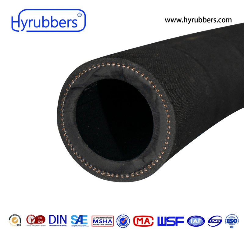 Flexible Braided Fabric Rubber Abrasion Resistant Air Water Hose