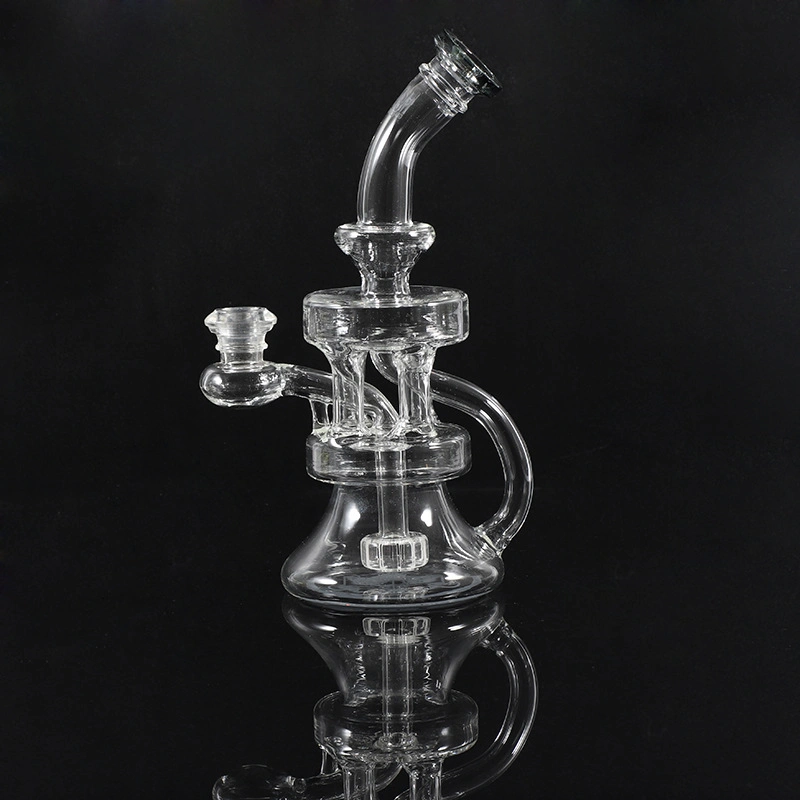 Customized Recycle Water Pipes High Temperature Glass Water Pipe Small DAB Oil Rigs Smoking Pipe