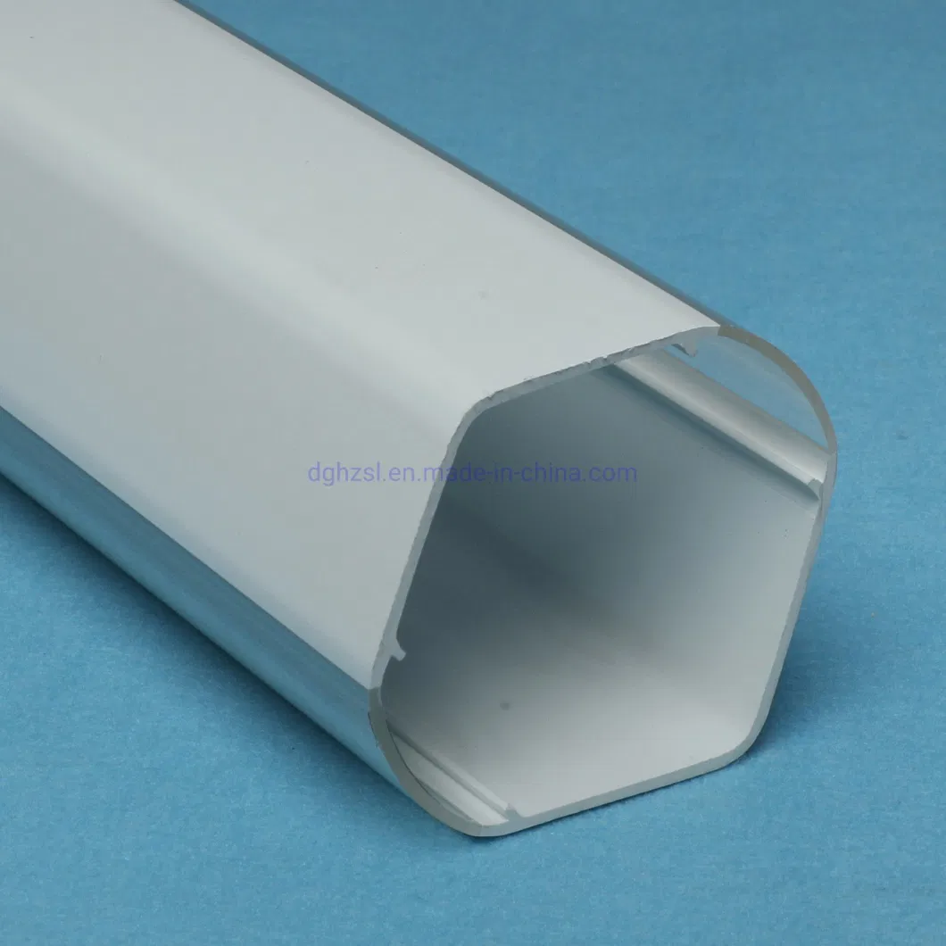 Opal Plastic PC Extrusion LED Tube Light Casing Profile /Cover