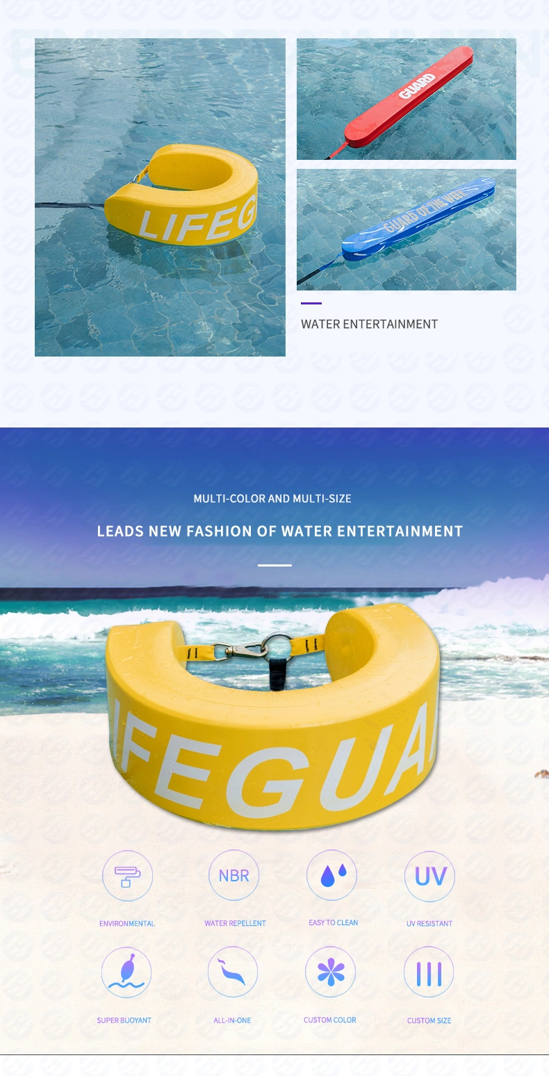 NBR/EVA Life-Saving Float EVA Lifeguard Rescue Buoy Tube for Water Saving