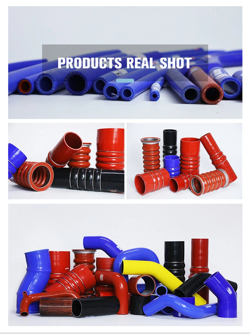 High Quality Highly Abrasion Resistant 90 Degree Elbow Reducing Silicone Rubber Hose