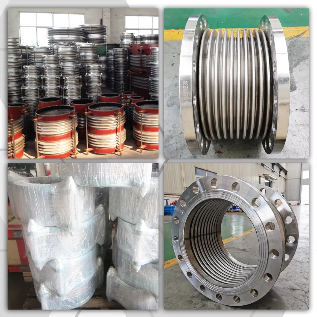 Stainless Steel High Pressure Metal Rubber Coupling Bellow Expansion Joint Double Flange Compensator Dismantling Piece for Industrial Pipeline