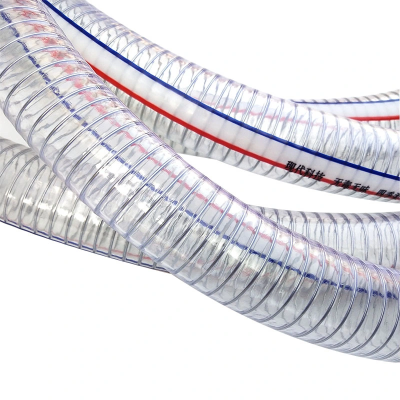 Flexible 3 Inch PVC Steel Wire Suction Hose for Water