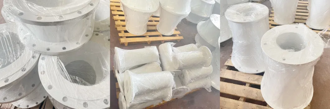 Factory Direst Sale Alumina Ceramic Wear-Resistant Tube with Flanged