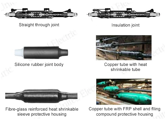 72.5kv, 110kv, 132kv Pre-Molded Slip-on Cable Insulation Joint with Screen Interruption