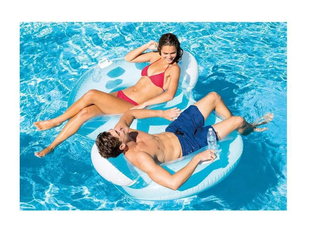 Genuine Transparent Tube Solid Color Summer Pool Party Beach Pool Float