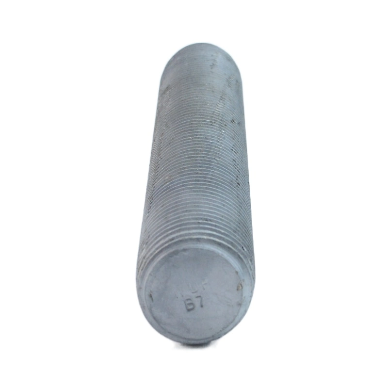 Galvanized B7 Stud Bolts / B7 Threaded Rod and Heavy Nut