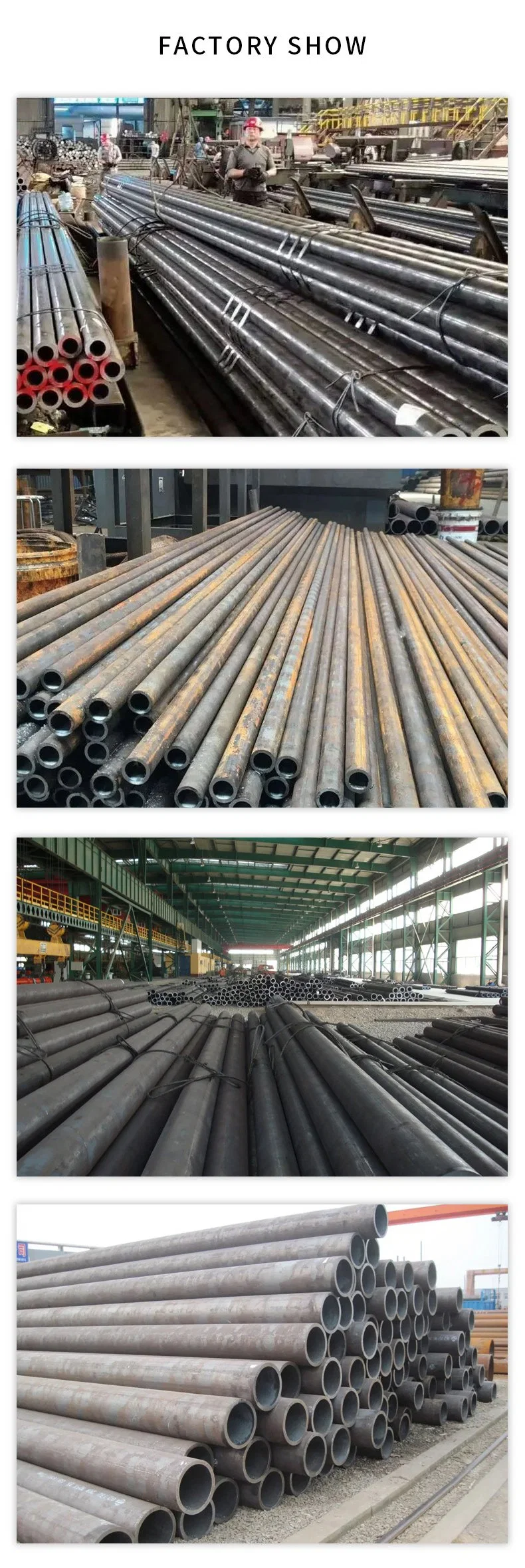 Sch40 ASTM A106 A53 API 5L X42-X80 Oil and Gas Seamless Carbon Steel Pipe ASTM A795 2&prime; Sch40 Red Painted Fire Fighting Seamless Steel Pipe for Latin America