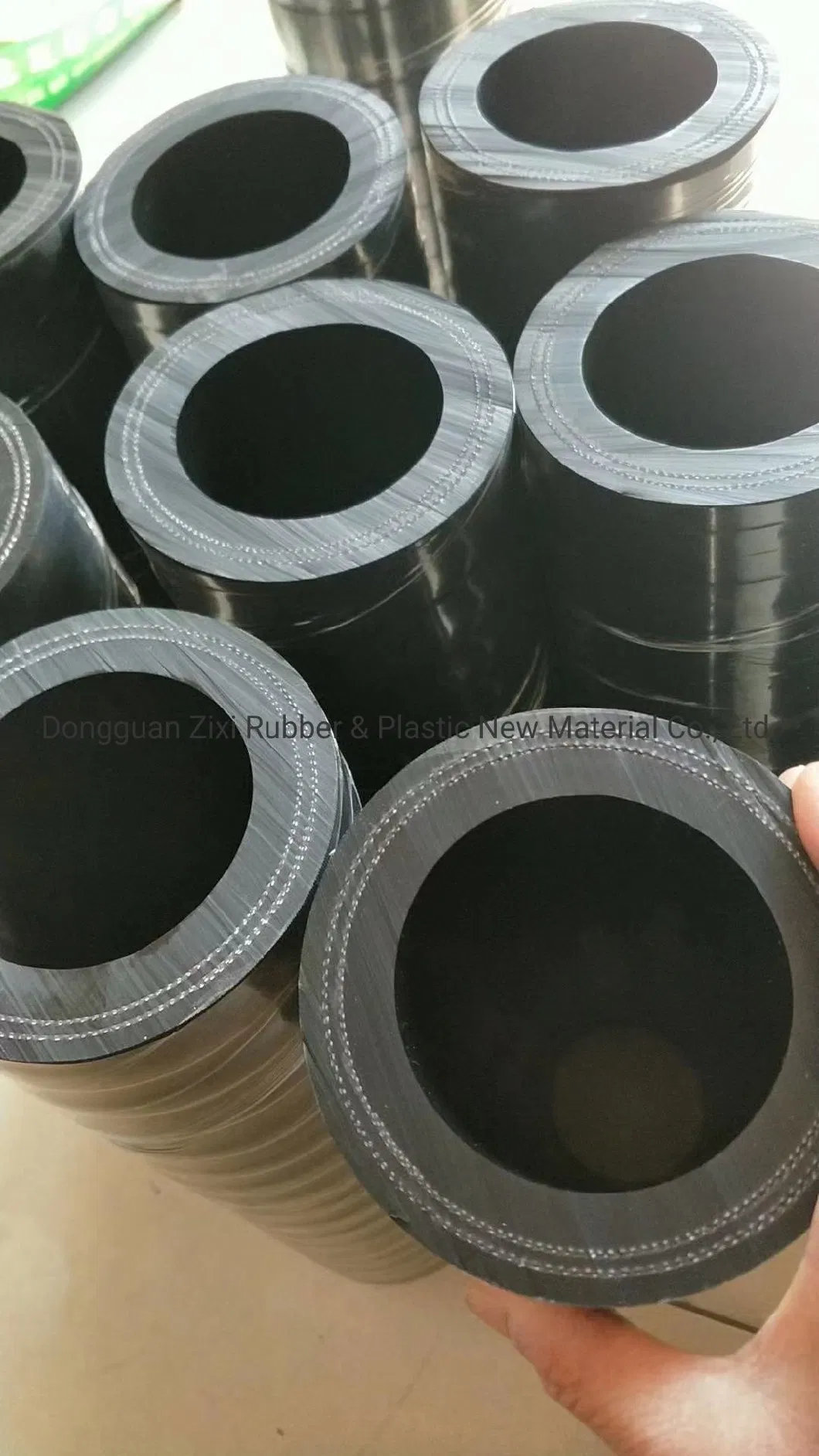 Flexible Black Steel Wire Braided Heat Resistant Oil Rubber Hose