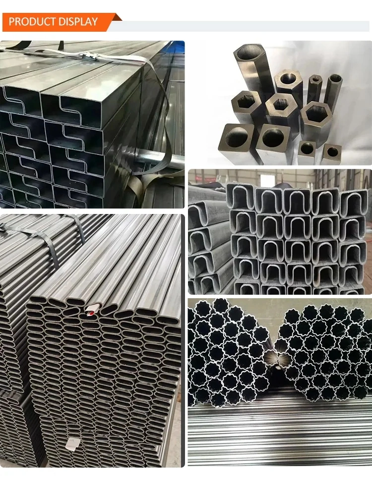 Special Shaped Carbon Steel Pipe Irregular Shape Carbon Steel Seamless Tube
