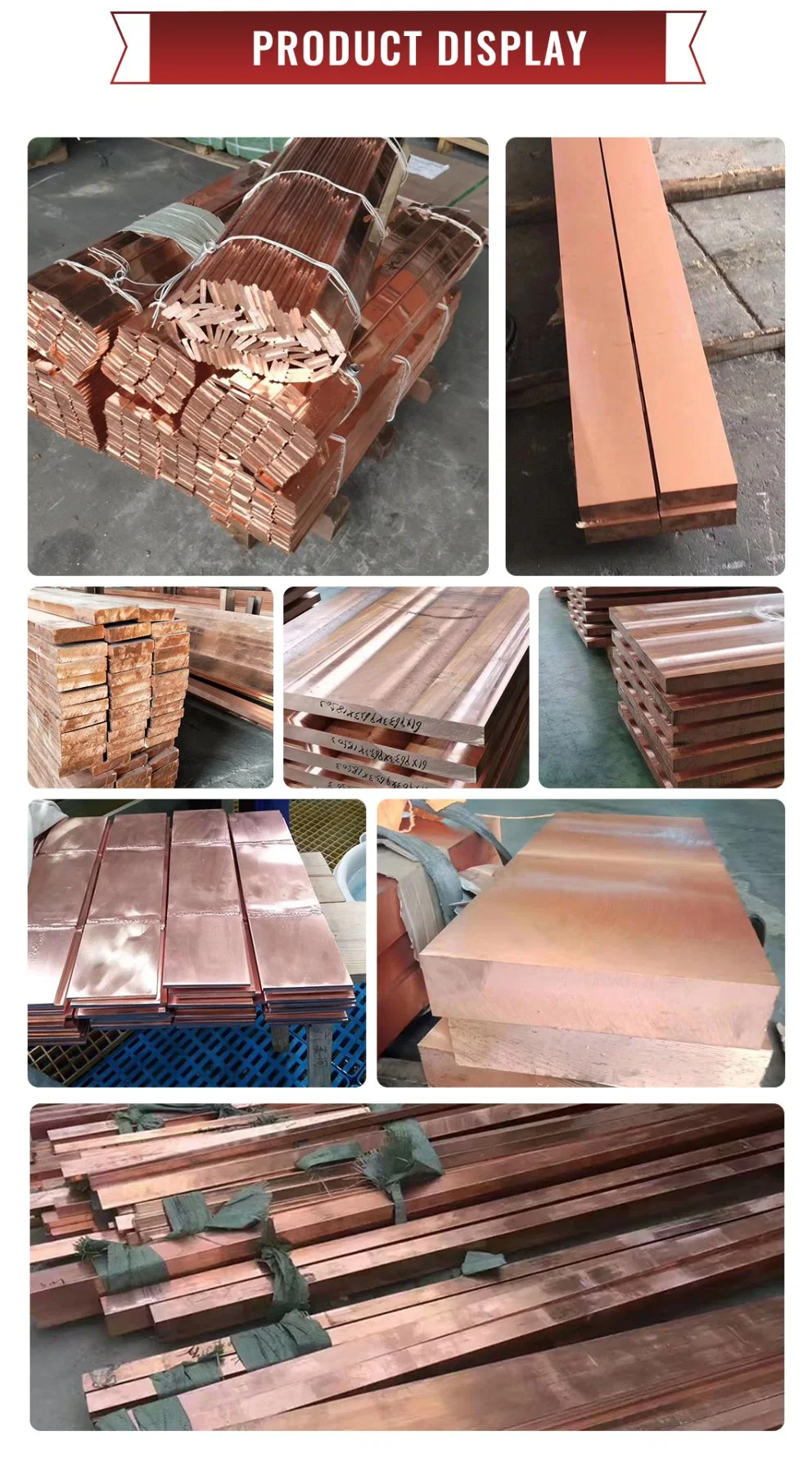 Customized 99.9% 0.3mm 0.5mm 1mm 2mm Pure Flexible Copper Sheet