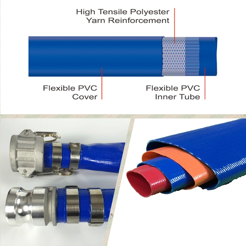 PVC Layflat 2 Inch Hose for Water Pump and Discharge