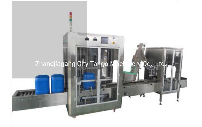 Automatic 20L 5L Engine Lubricant Hydraulic Oil Weighing Urea Bottle Filling Line
