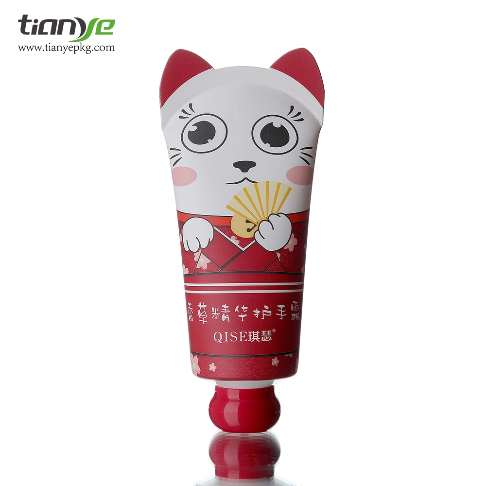 35 mm 50 Ml Special Japanese Kimono Cat Packaging Tube with Screw Cap for Hand Cream