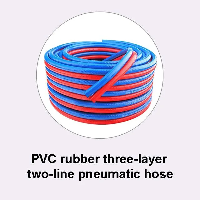Pressure-Resistant Acid and Alkali-Resistant Good Toughness PVC High-Strength Polyester Fiber Reinforced Hose for Air, Water, Gas, Oil Equipment