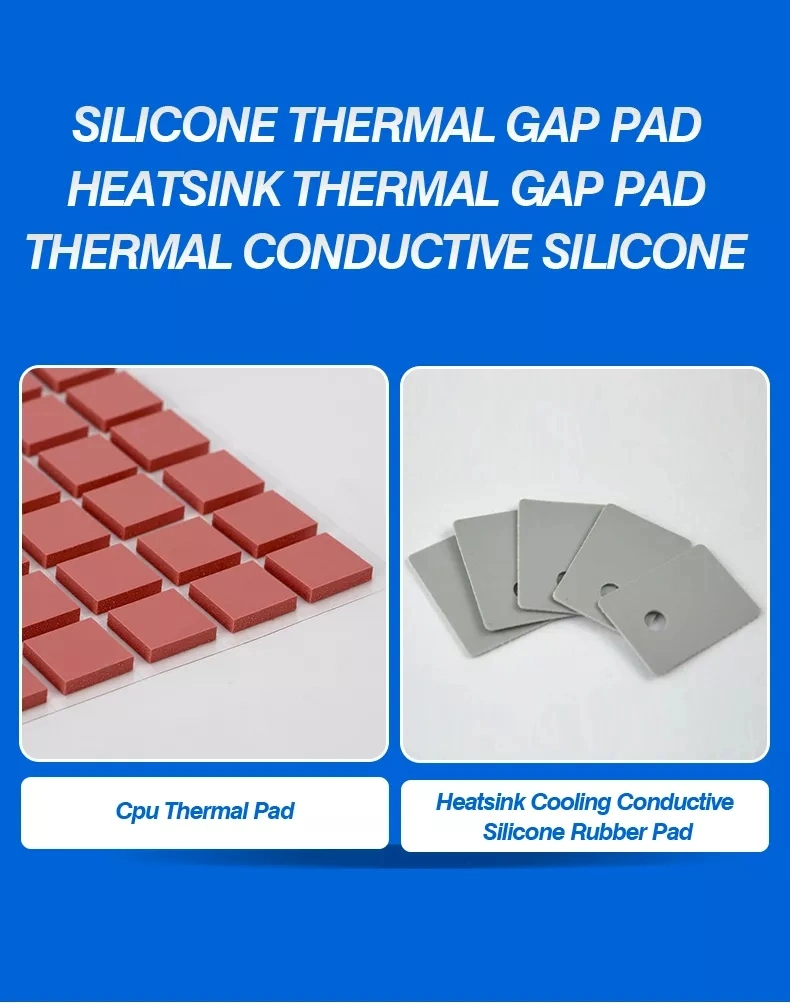 100PCS 10*10mm 5W/M-K Heat Insulation Sheet High Thermal Conductive Gasket for GPU