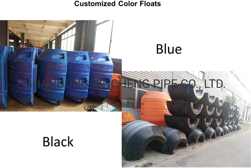 Marine Dredging Plastic Floats Pipe Hose Floater for DN450mm