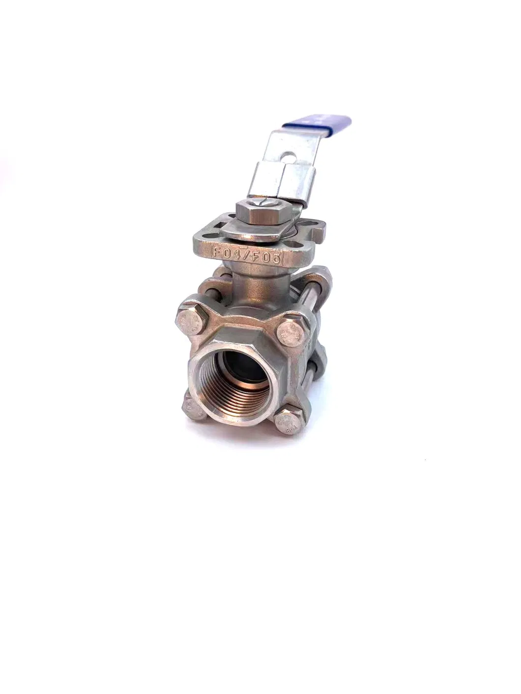 High Pressure DN20 Stainless Steel 316 3 Piece Female Thread Ball Valve