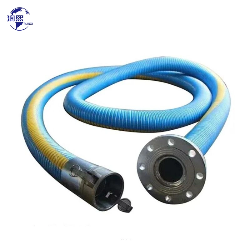 Ship Oil Liquid Transfer Flexible PVC Coated Steel Reinforced Composite Hose