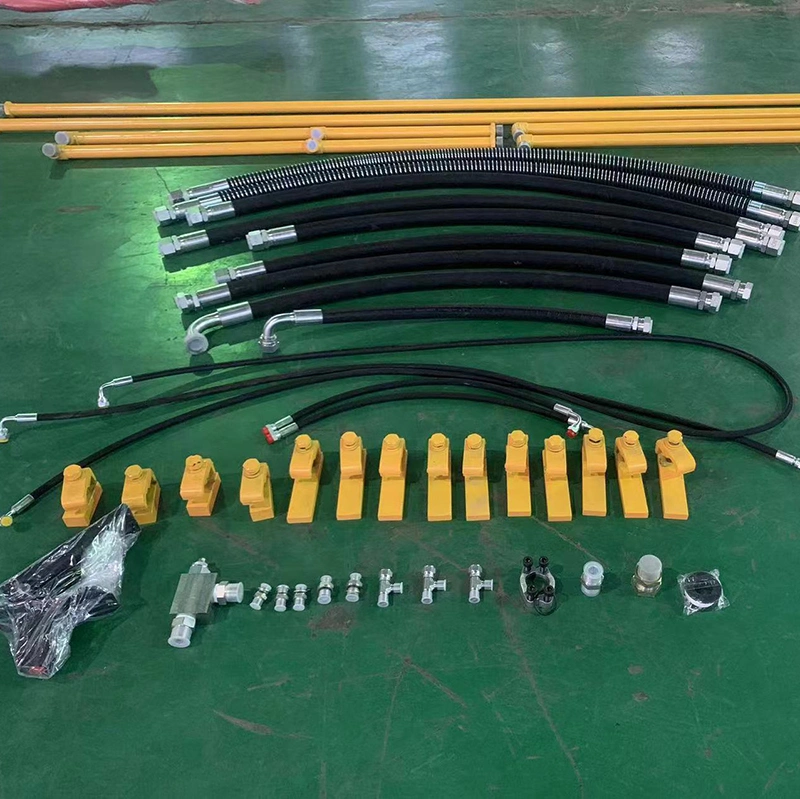 Excavator Aux Piping Hydraulic Breaker Hammer Oil Pipeline Steel Hose Pipe Line Manufacturer