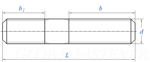 Customized Stud Bolt Heavy Duty Truck Parts Threaded Rod Wheel Bolt and Nut