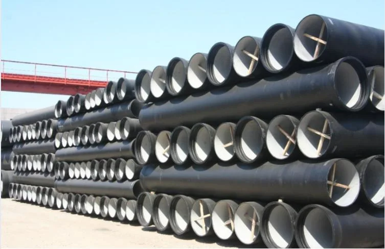 Corrosion Resistance C40 C30 Class K9 T-Type Water Supply / Oil Delivery Ductile Iron Pipe